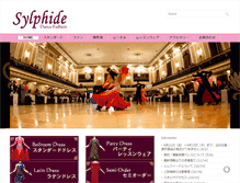 Tablet Screenshot of dance-sylphide.com